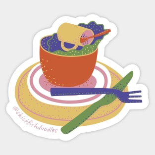 Dishes Sticker